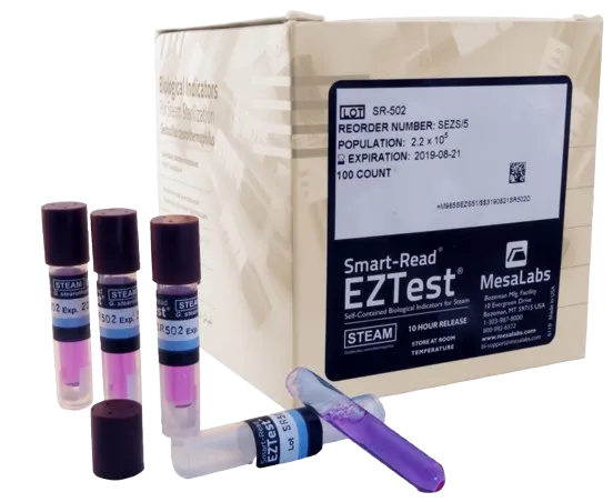 Smart-Read™ EZTest® — Indicador biológico rápido para esterilización por vapor