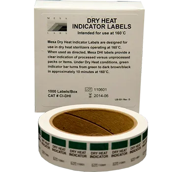 Dry-Checks® Dry Heat — Etiqueta indicadora de calor seco (CI 113)